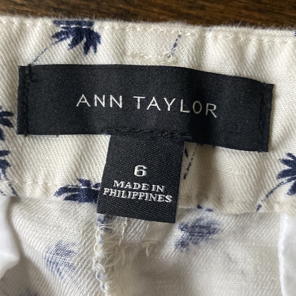Ann Taylor Palm Trees Devin City Shorts sz 6 - Picture 8 of 10
